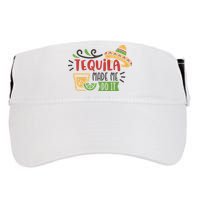 Tequila Made Me Do It Cinco De Mayo Adult Drive Performance Visor