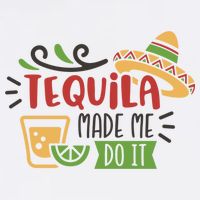 Tequila Made Me Do It Cinco De Mayo Flatbill Hat
