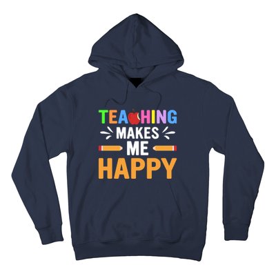 Teacher Make Me Happy Back To School Hoodie