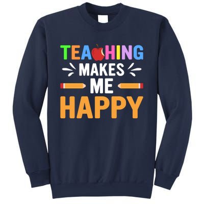 Teacher Make Me Happy Back To School Sweatshirt