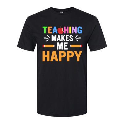 Teacher Make Me Happy Back To School Softstyle® CVC T-Shirt