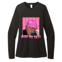 Trump Miss Me Yet Funny Trump 2024 Womens CVC Long Sleeve Shirt