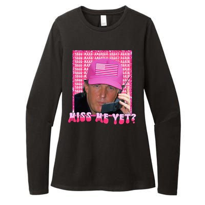 Trump Miss Me Yet Funny Trump 2024 Womens CVC Long Sleeve Shirt