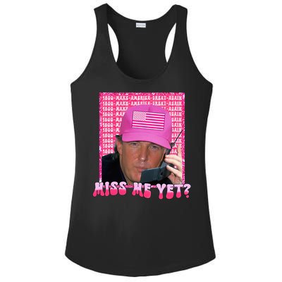 Trump Miss Me Yet Funny Trump 2024 Ladies PosiCharge Competitor Racerback Tank