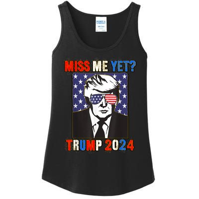 Trump Miss Me Yet Trump 2024 Patriotic 4th Of July Trump Ladies Essential Tank