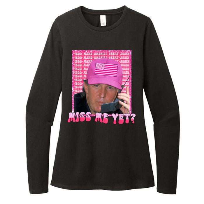 Trump Miss Me Yet Trump 2024 Republican Womens CVC Long Sleeve Shirt