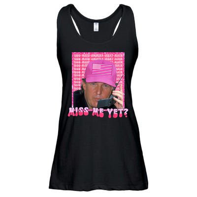 Trump Miss Me Yet Trump 2024 Republican Ladies Essential Flowy Tank