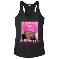 Trump Miss Me Yet Trump 2024 Republican Ladies PosiCharge Competitor Racerback Tank