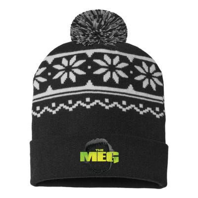 The Meg Movie Megalodon USA-Made Snowflake Beanie