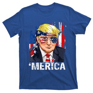 Trump Merica Murica 4th Of July American Flag Gift T-Shirt