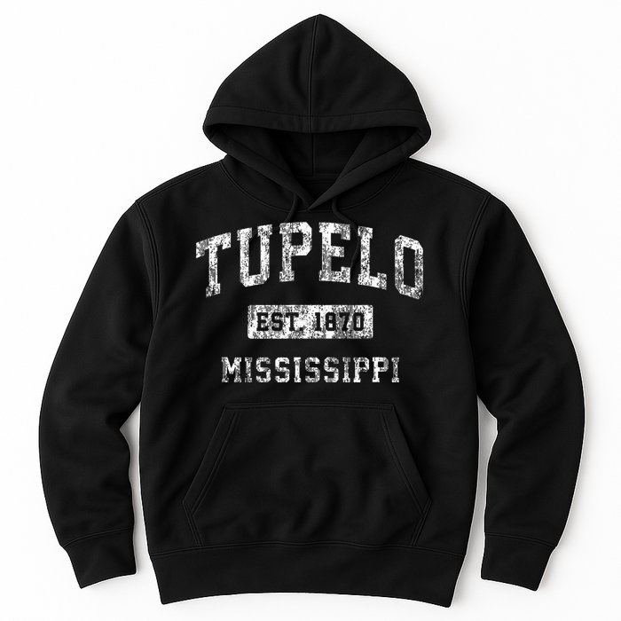 Tupelo Mississippi Ms Vintage Established Sports Hoodie