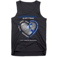 T1D Mom My Son's Fight Is My Fight Type 1 Diabetes Awareness Tank Top