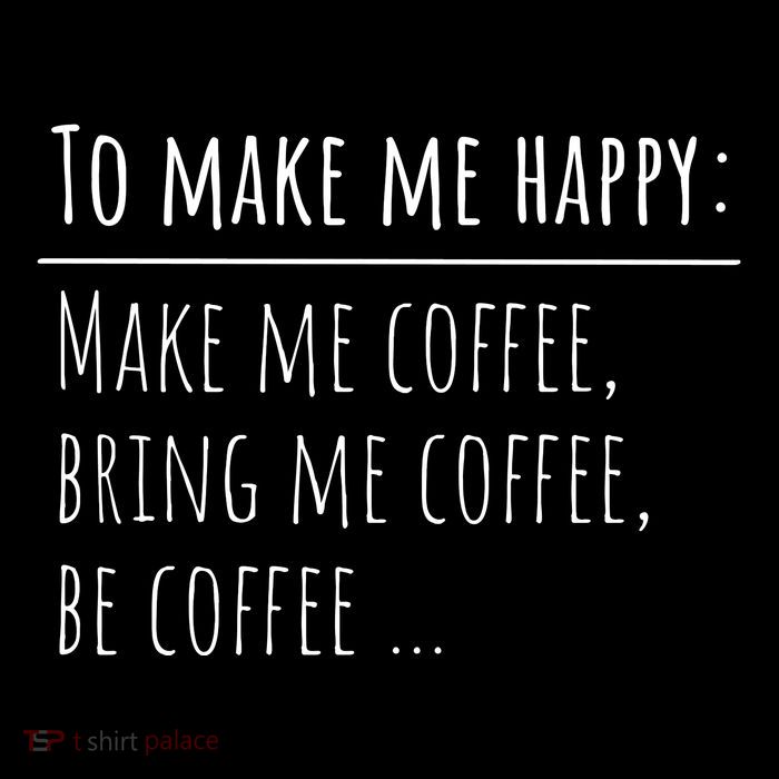 To Make Me Happy Coffee Lover List Funny Drawstring Bag