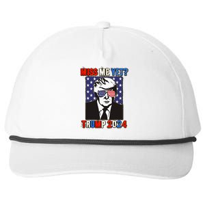 Trump Miss Me Yet Trump 2024 Patriotic 4th Of July Trump Snapback Five-Panel Rope Hat