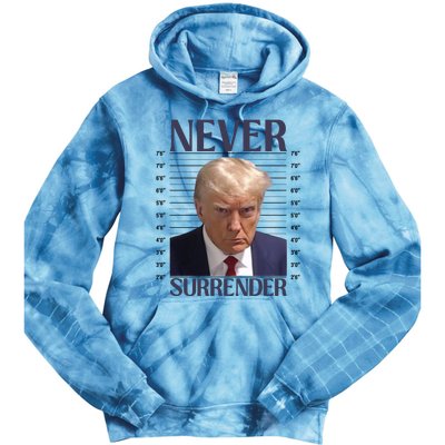 Trump Mugshot Meme Tie Dye Hoodie