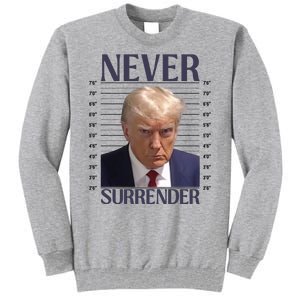 Trump Mugshot Meme Tall Sweatshirt