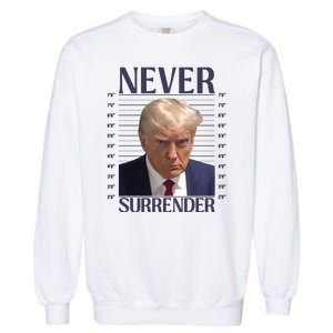 Trump Mugshot Meme Garment-Dyed Sweatshirt