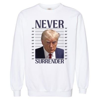 Trump Mugshot Meme Garment-Dyed Sweatshirt