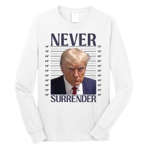 Trump Mugshot Meme Long Sleeve Shirt