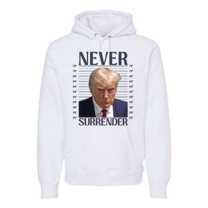 Trump Mugshot Meme Premium Hoodie