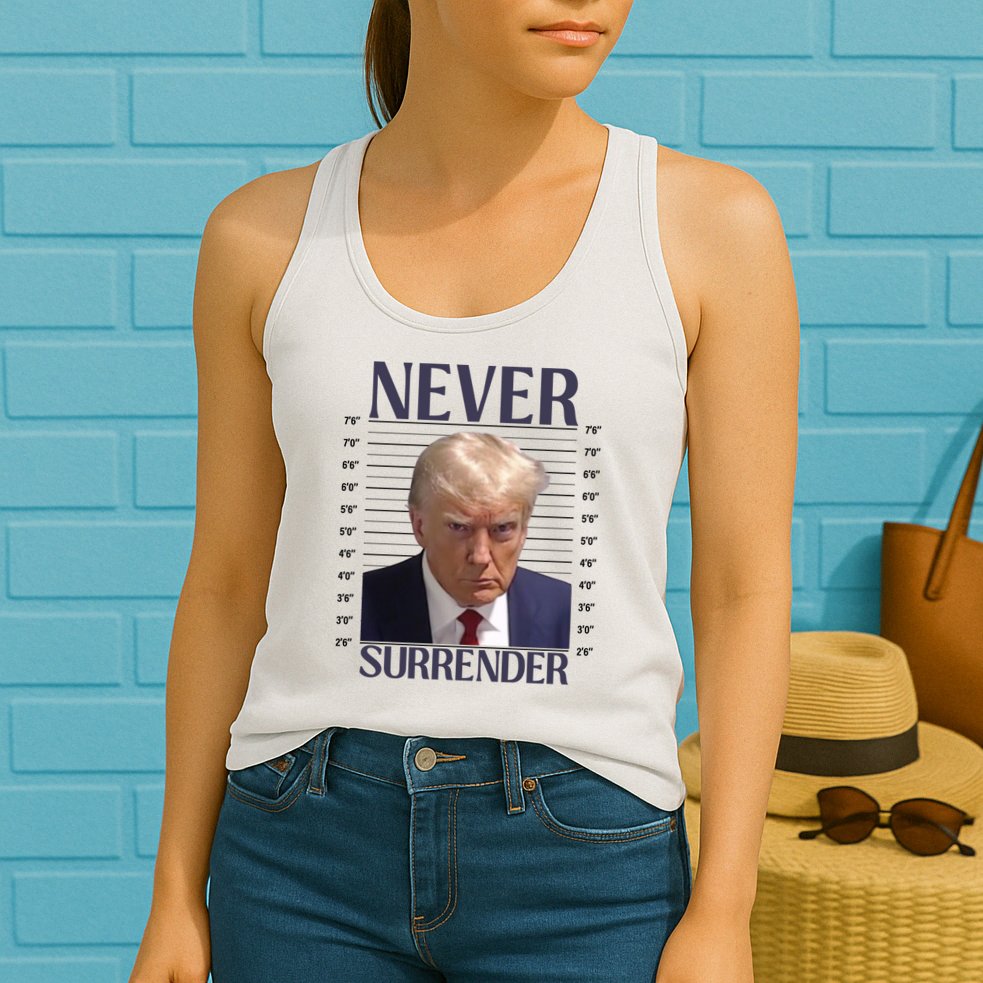 Trump Mugshot Meme Womens Tank Top
