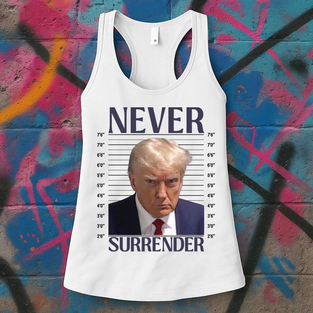 Trump Mugshot Meme Womens Tank Top