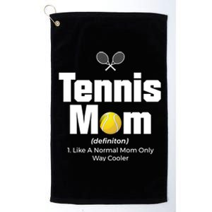 Tennis Mom Meaningful Gift Platinum Collection Golf Towel