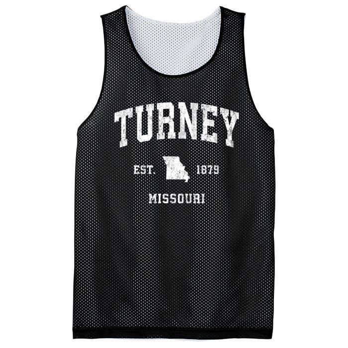 Turney Missouri Mo Vintage Athletic Mesh Reversible Basketball Jersey Tank