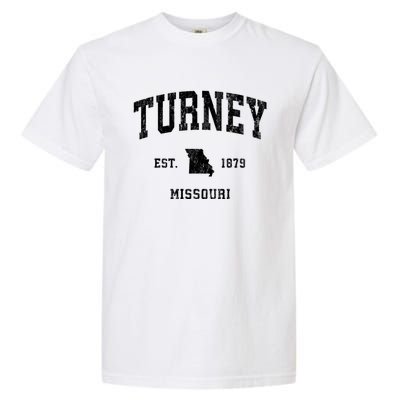 Turney Missouri Mo Vintage Athletic Garment-Dyed Heavyweight T-Shirt