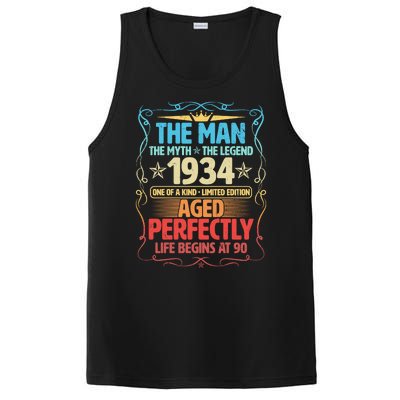 The Man Myth Legend 1934 Aged Perfectly 90th Birthday PosiCharge Competitor Tank