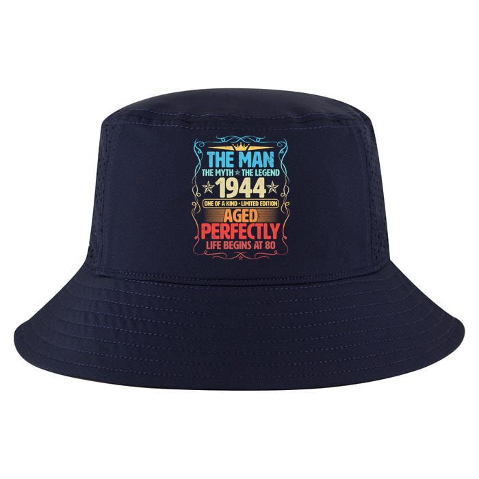 The Man Myth Legend 1944 Aged Perfectly 80th Birthday Cool Comfort Performance Bucket Hat