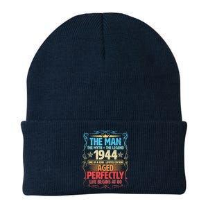 The Man Myth Legend 1944 Aged Perfectly 80th Birthday Knit Cap Winter Beanie