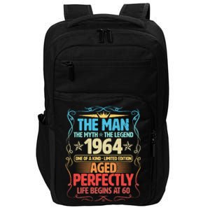 The Man Myth Legend 1964 Aged Perfectly 60th Birthday Impact Tech Backpack