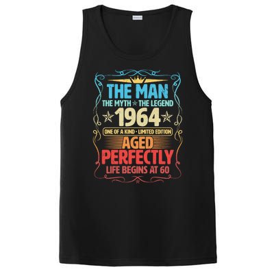 The Man Myth Legend 1964 Aged Perfectly 60th Birthday PosiCharge Competitor Tank