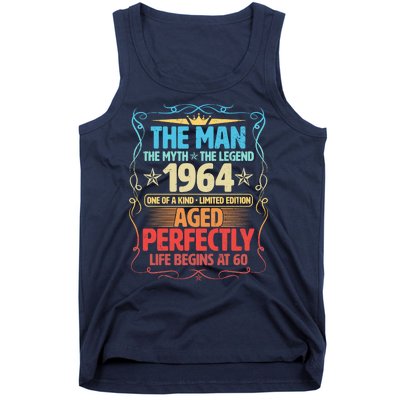 The Man Myth Legend 1964 Aged Perfectly 60th Birthday Tank Top