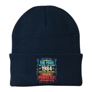 The Man Myth Legend 1984 Aged Perfectly 40th Birthday Knit Cap Winter Beanie