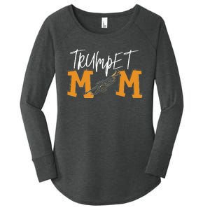 Trumpet Mom Marching Band Mom Women's Perfect Tri Tunic Long Sleeve Shirt