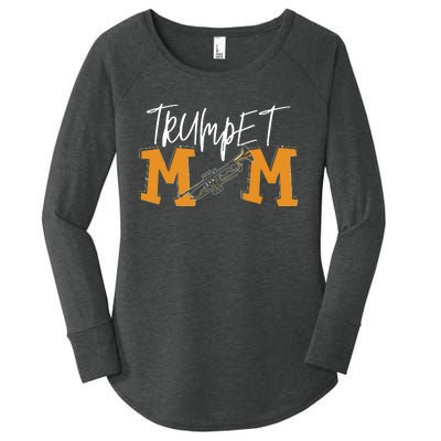 Trumpet Mom Marching Band Mom Women's Perfect Tri Tunic Long Sleeve Shirt