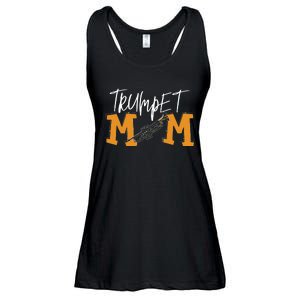 Trumpet Mom Marching Band Mom Ladies Essential Flowy Tank