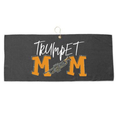 Trumpet Mom Marching Band Mom Large Microfiber Waffle Golf Towel