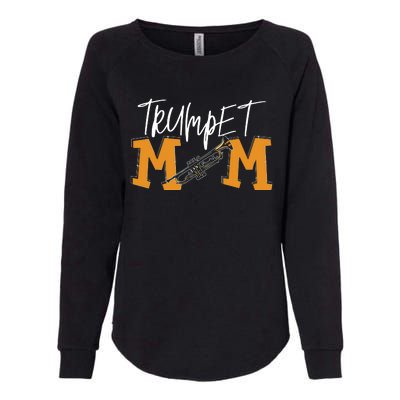 Trumpet Mom Marching Band Mom Womens California Wash Sweatshirt