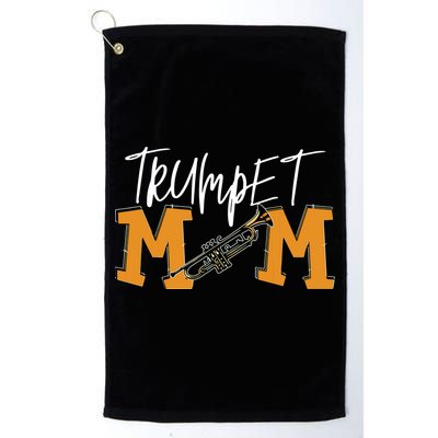 Trumpet Mom Marching Band Mom Platinum Collection Golf Towel