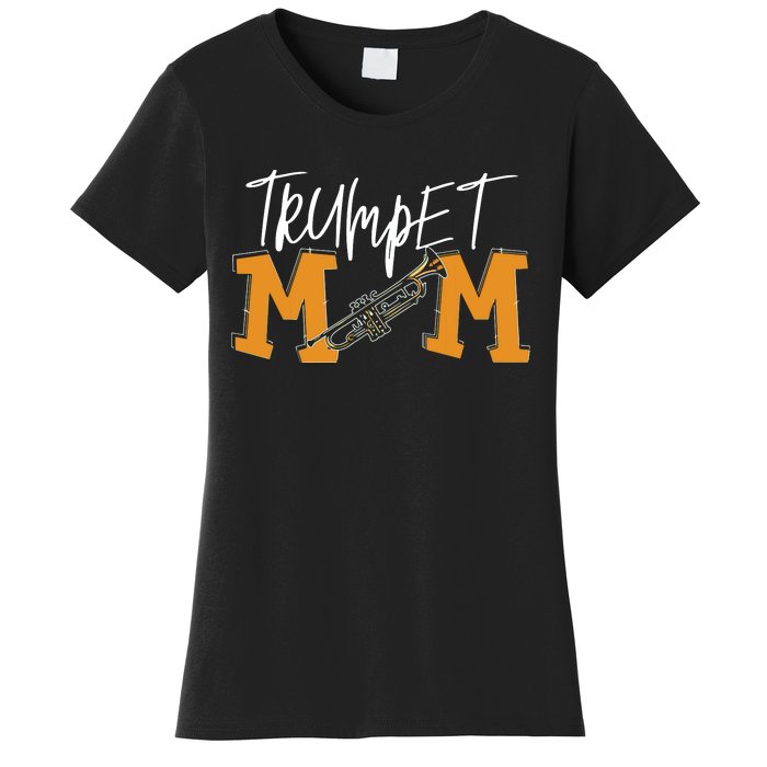 Trumpet Mom Marching Band Mom Women's T-Shirt