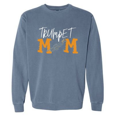 Trumpet Mom Marching Band Mom Garment-Dyed Sweatshirt