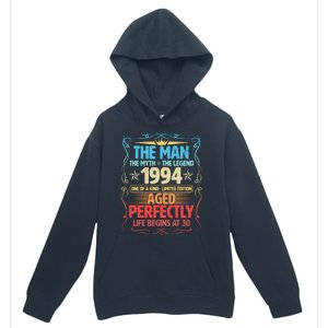 The Man Myth Legend 1994 Aged Perfectly 30th Birthday Urban Pullover Hoodie