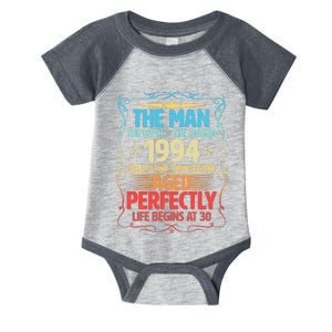 The Man Myth Legend 1994 Aged Perfectly 30th Birthday Infant Baby Jersey Bodysuit