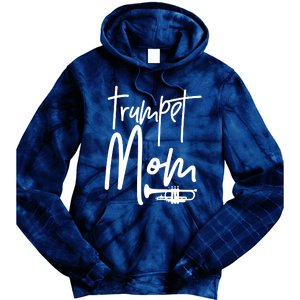 Trumpet Mom Marching Band Mother High School Tie Dye Hoodie