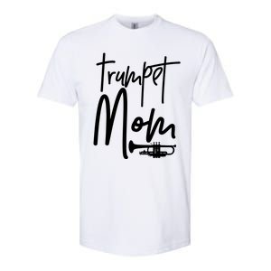 Trumpet Mom Marching Band Mother High School Softstyle CVC T-Shirt