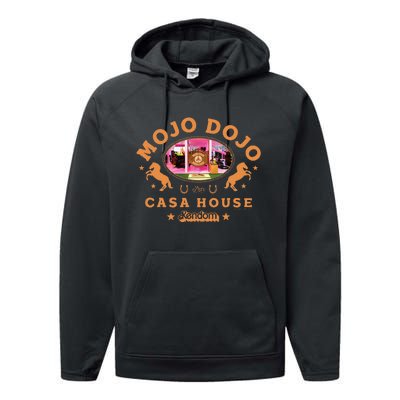 The Movie Mojo Dojo Casa House Western Performance Fleece Hoodie