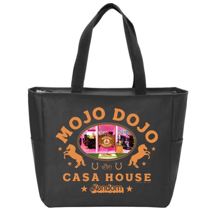 The Movie Mojo Dojo Casa House Western Zip Tote Bag